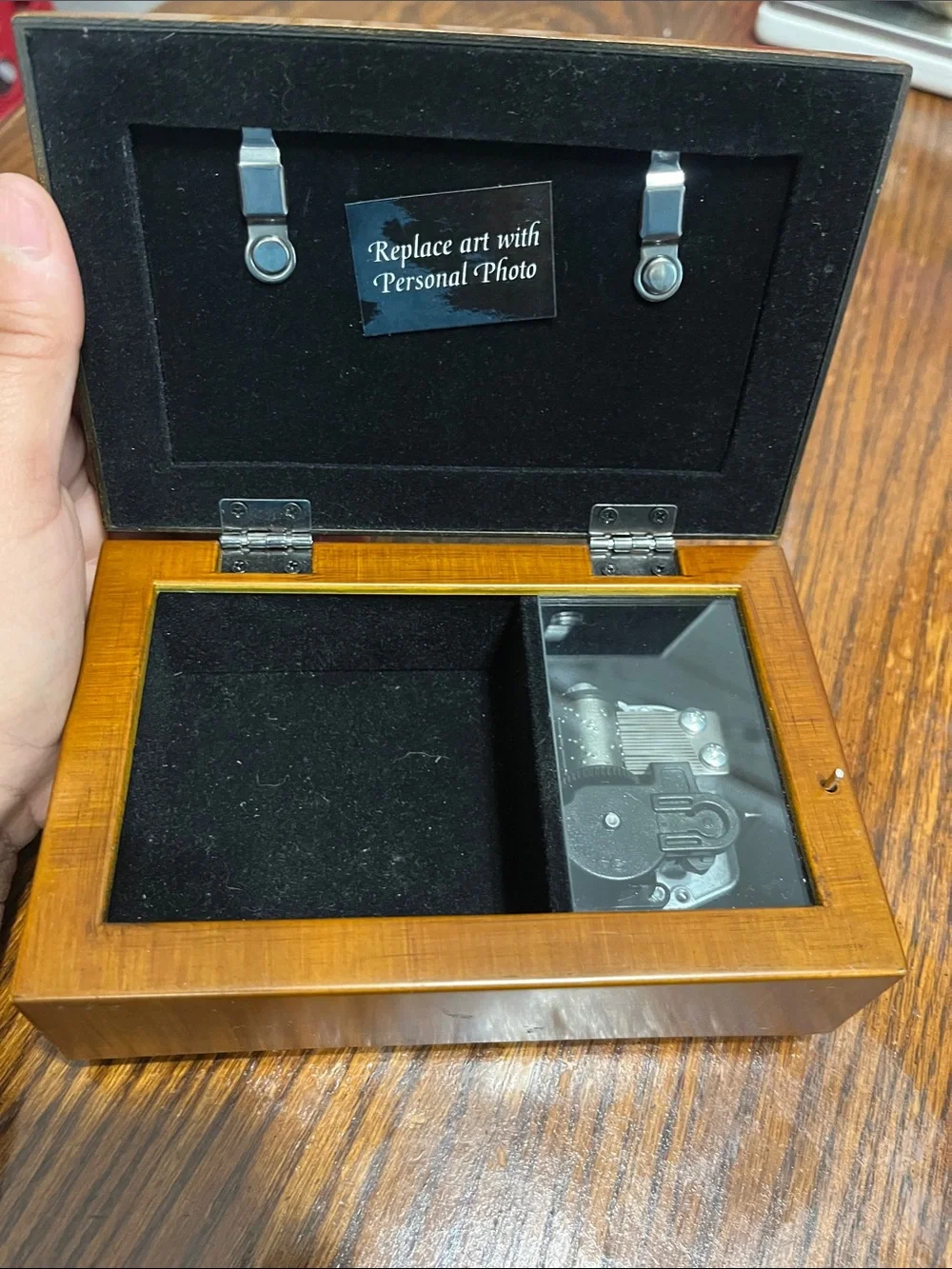 Wooden Sister Music Box - Brown